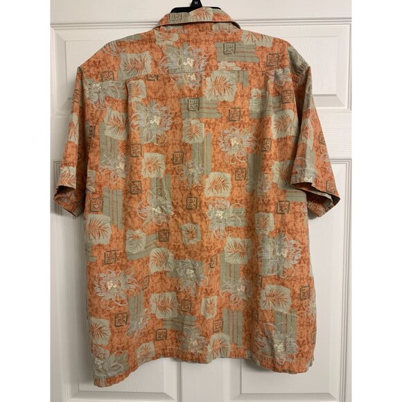 Croft & Barrow XL Cotton Tropical Aztec Casual Shirt Classic - Picture 3 of 8
